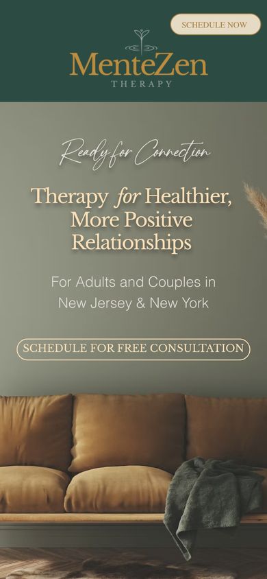 MenteZen Therapy on a phone.